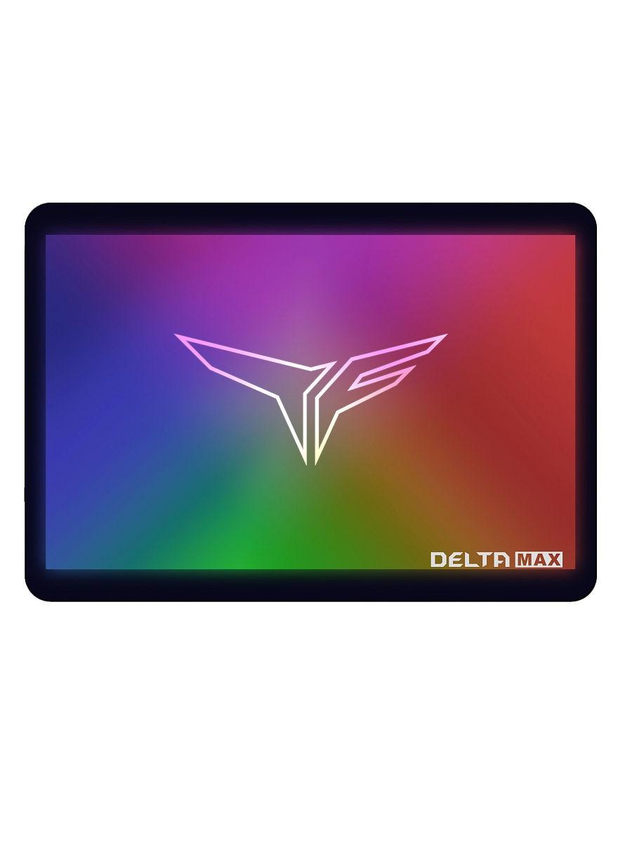 Накопитель SSD 2.5"SATA III TEAM T-FORCE DELTA MAX RGB 1TB BLACK T253TM001T3C302