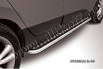 Защита порогов d57 с листом усиленная Hyundai IX-35