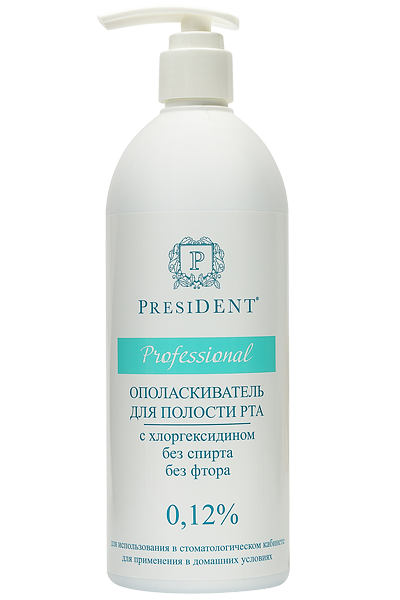 PresiDENT Professional ополаскиватель с хлоргексидином 0,12%