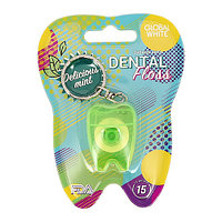 Global White Зубная нить Dental Floss "Delicious mint" 15 м
