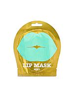 KOCOSTAR / Гидрогелевые патчи для губ с ароматом Зеленого винограда ( Мятные) ( на 1 применение)