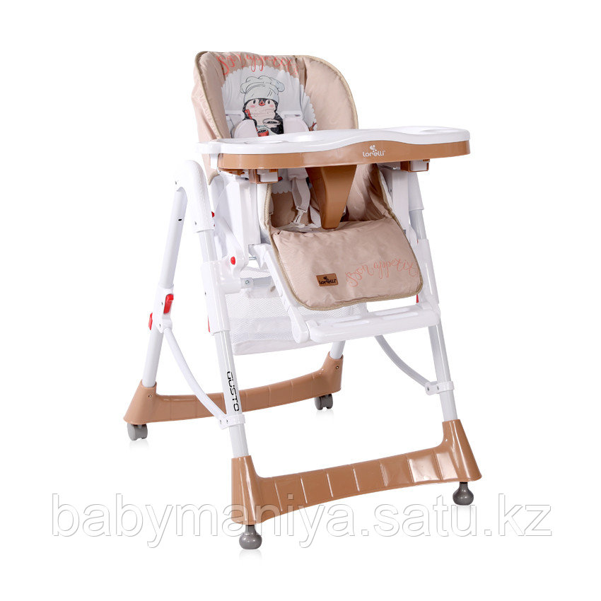 Стульчик для кормления Lorelli GUSTO Бежевый / Beige PENGUIN 2033