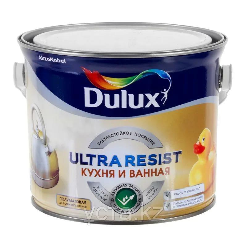 Краска Dulux ULTRA RESIST КУХНЯ И ВАННАЯ полуматовая