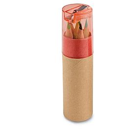 Набор карандашей 6 шт. (цветные), ROLS Красный