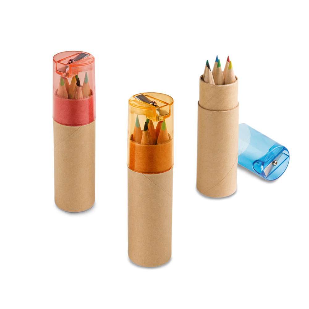 Набор карандашей 6 шт. (цветные), ROLS Оранжевый - фото 3 - id-p75652158