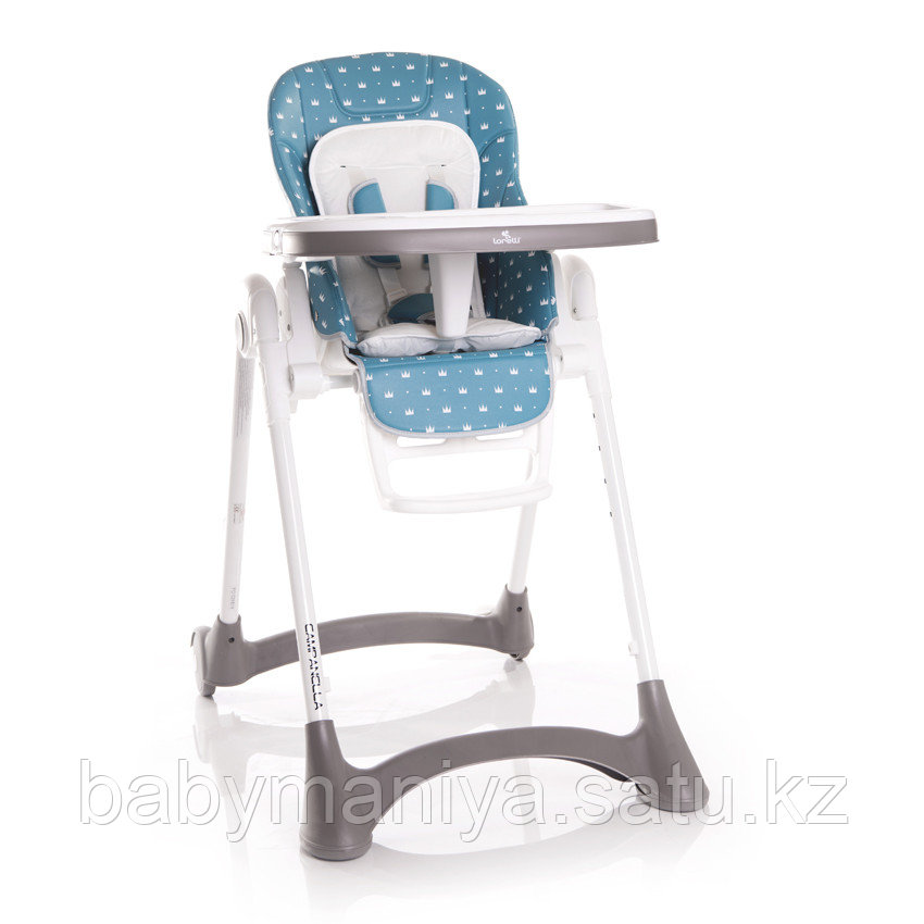Стульчик для кормления Lorelli CAMPANELLA Синий / SEA Blue CROWNS 2095