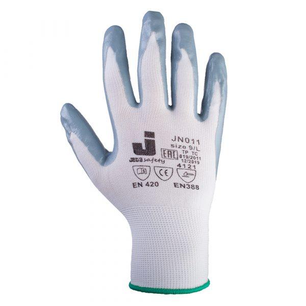 Защитные перчатки с нитриловым покрытием, 12 пар JN011