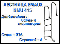 Тұзды хлораторы бар бассейнге арналған Emaux NMU415 баспалдағы (4 қадам)