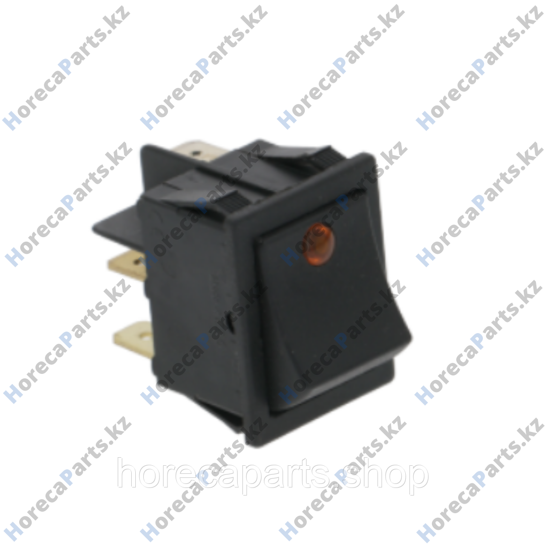 Z203080000/Z213033000 Выключатель балансирный кнопочный монтажные размеры 30x22mm 1NO/лампа 230V оранжев.