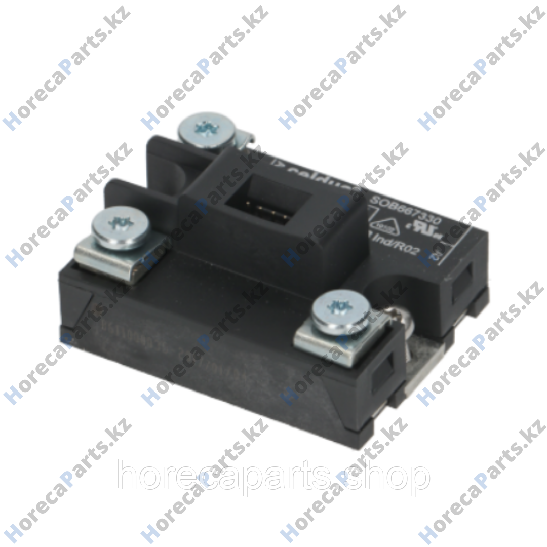 40.00.453 Прибор силовой полупроводниковый CELDUC фазы 2 65А 400В 24VDC Д 58мм Ш 45мм штепсельный разъём