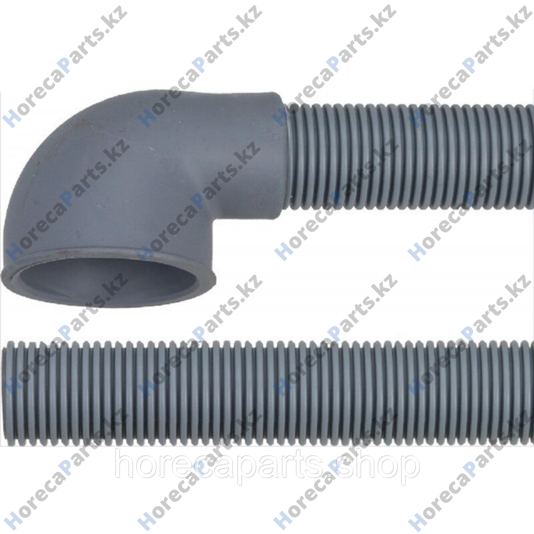 Z200910000 Шланг отводной DN25 Д 1500мм изогнутый внутри 48мм изогнутый снаружи 58мм