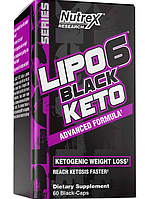 Жиросжигатель Lipo 6 Black KETO, 60 caps.