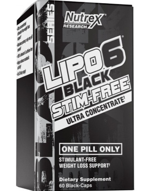 Жиросжигатель Lipo 6 Black Ultra Concentrated STIM FREE, 60 caps. - фото 1 - id-p75660324