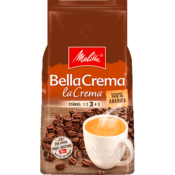 Кофе в зернах Melitta "Bella Crema La Crema" натуральный 1000 гр - фото 1 - id-p67479039