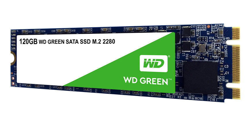 Твердотельный накопитель SSD 120 Gb M.2 6Gb/s WD Green WDS120G2G0B 3D TLC