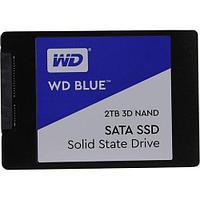 Твердотельный накопитель 2000GB SSD WD WDS200T2B0A Серия BLUE 3D NAND 2.5” SATA3 R560Mb/s, W530MB/s,