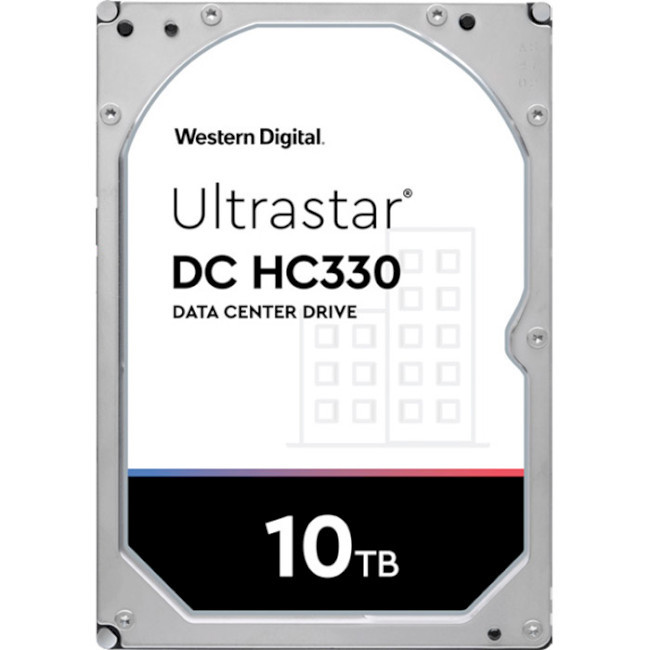Жёсткий диск HDD 10 Tb SATA 6Gb/s WD Ultrastar WUS721010ALE6L4 (0B42266) 3.5"7200rpm 256Mb