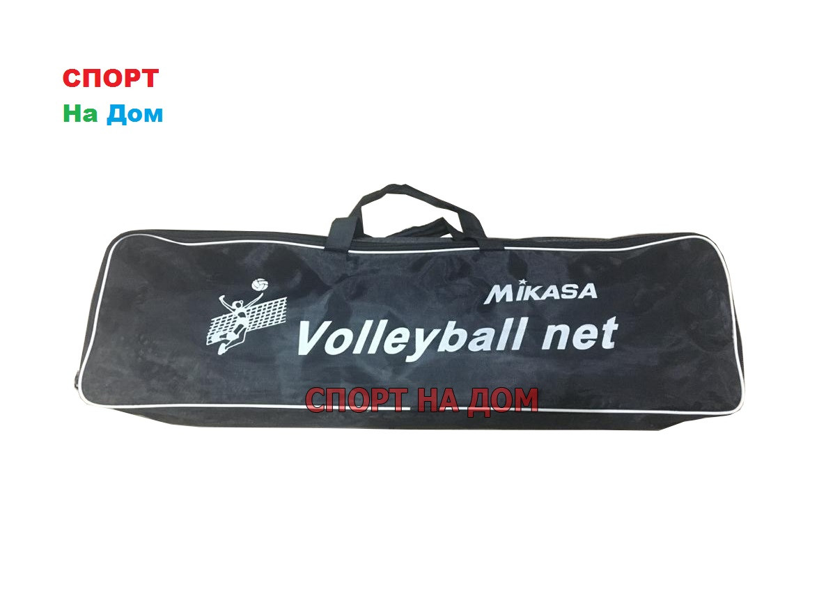 Сетка для волейбола Mikasa 6390 (размер: 9,5*1м, ячейка 10*10 см). - фото 1 - id-p75666703