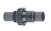 Обратный клапан односторонний с пружиной ПВХ (63 мм), фото 2