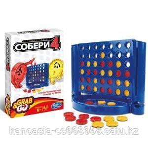 Hasbro Games Дорожная игра, собери 4.