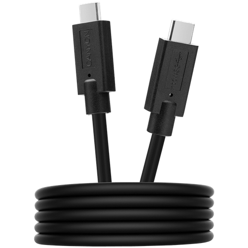 Кабель CANYON Type C USB3.1 standard cable (Черный) - фото 1 - id-p75595645