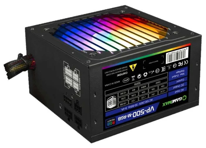 Блок питания GameMax 500W VP-500-RGB-M