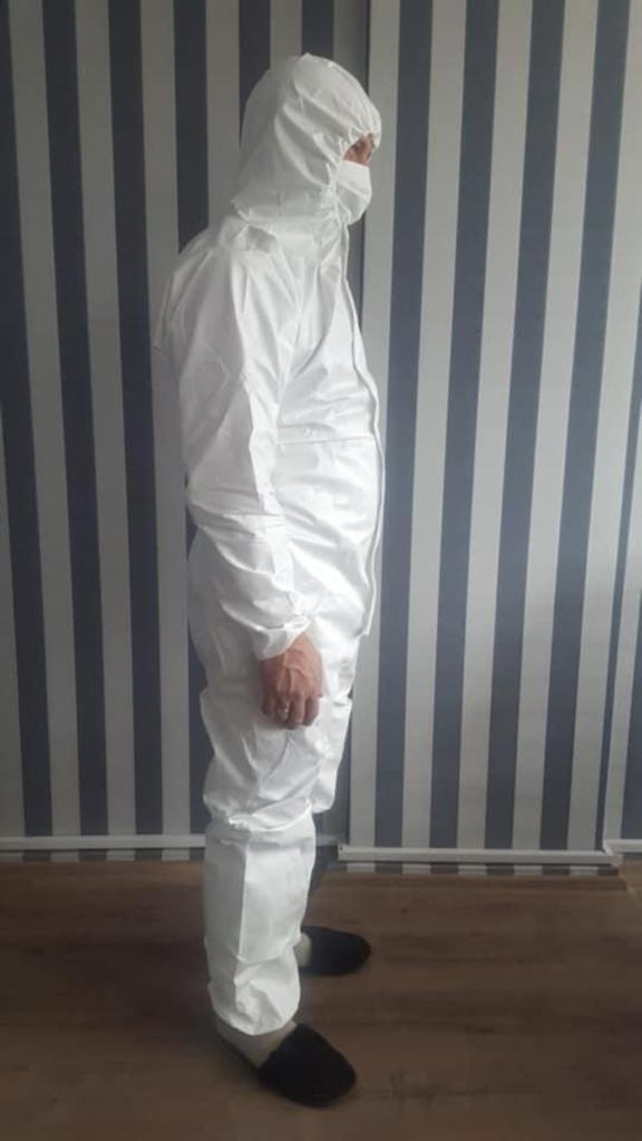 Одноразовый противочумный костюм, комбинезоны, фирма TYVEK