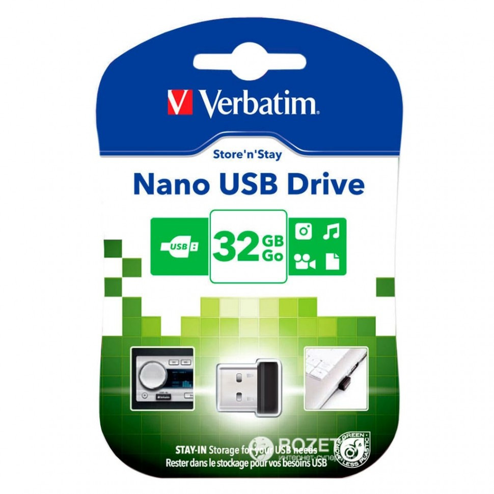 USB Флеш 32GB 2.0 Verbatim 098130 нано
