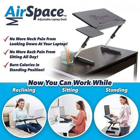 Столик-трансформер для ноутбука Air Space Laptop Desk с охлаждением - фото 2 - id-p75675728