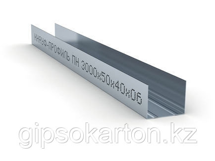 Профиль Направляющий 50x40 мм (Стеновой) KNAUF для Гипсокартона, фото 1