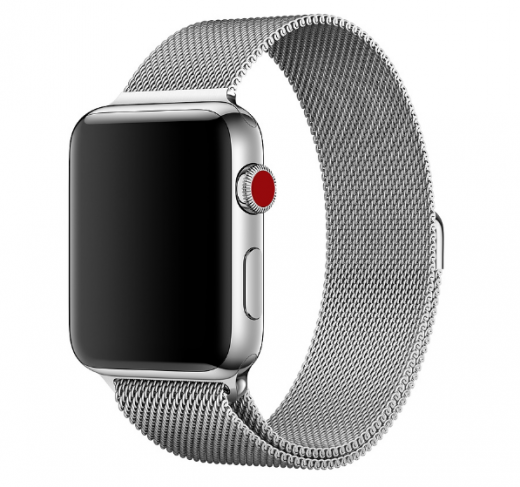 Браслет/ремешок для Apple Watch 42мм Silver Milanese Loop (3C639ZM/A)