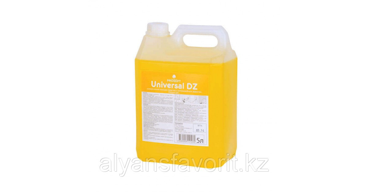 Universal DZ - универсальное моюще-дезинфицирующие средство на основе ЧАС. 5 литров.РФ