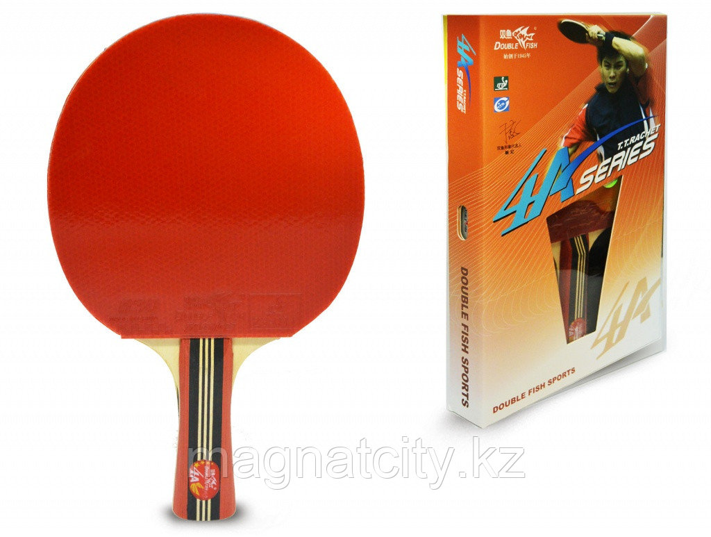 Ракетка для настольного тенниса DOUBLE FISH - 4А-С (ITTF) - фото 2 - id-p75694925