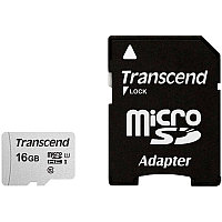 Карта памяти Transcend TS16GUSD300S-A (16Gb)