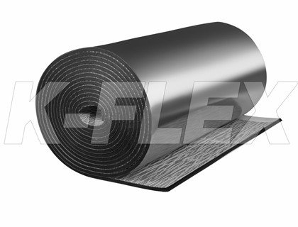 Рулонная теплоизоляция K-Flex ST AL CLAD+AD (алюминизированные, с клеевым слоем), фото 2