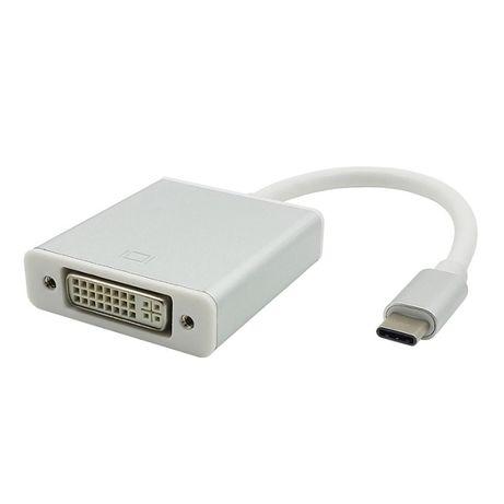 Адаптер Переходник USB 3.1 Type-C to DVI Adapter для MacBook - фото 1 - id-p75703242