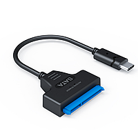 Переходник (кабель) USB Type C - SATA, для подключения HDD / SSD