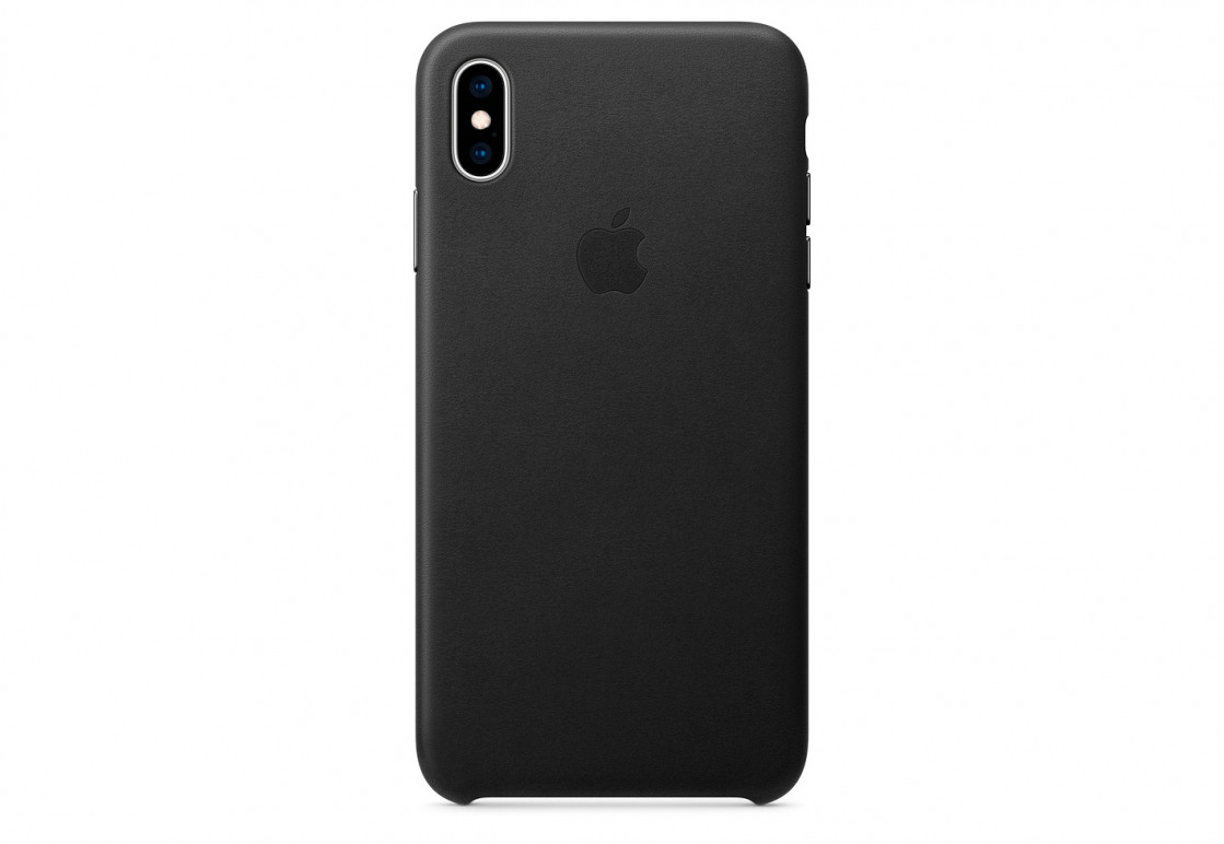 Оригинальный чехол Apple для IPhone XS Max Leather Case - Black