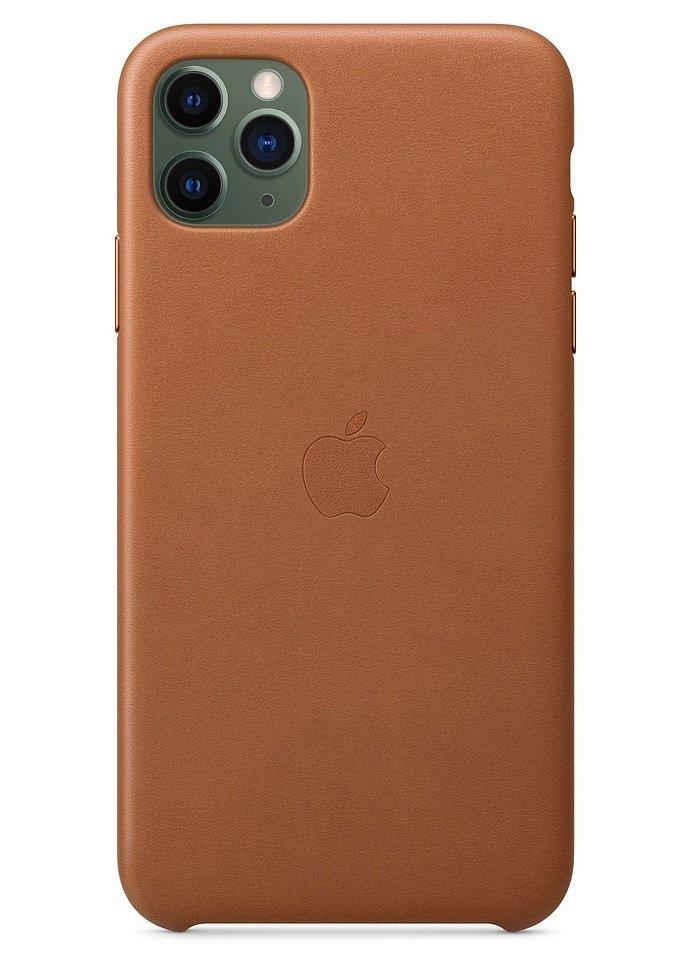 Оригинальный чехол Apple для IPhone 11 Pro Leather Case - Saddle Brown