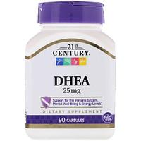 21 century DHEA, ДГЭА 25 мг, 90 таблеток