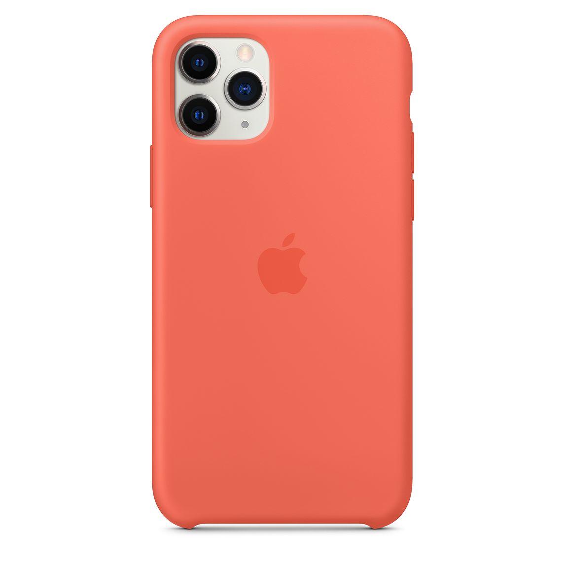 Оригинальный чехол Apple для IPhone 11 Pro Silicone Case - Clementine (Orange)