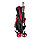 Коляска прогулочная Alis Joy с перекидной ручкой черный/красный, фото 7