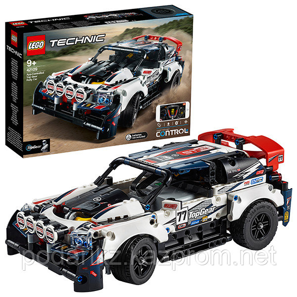 LEGO Technic 42109 Конструктор ЛЕГО Техник Гоночный автомобиль Top Gear на управлении