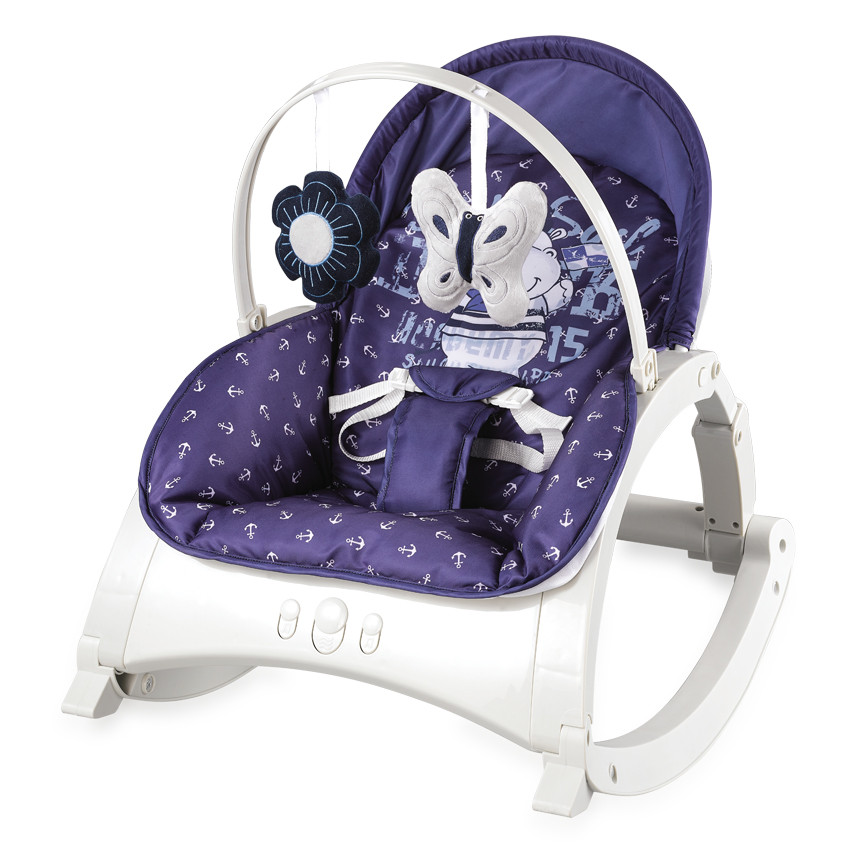Стульчик-качалка Lorelli Alex Dark blue hippo 1998