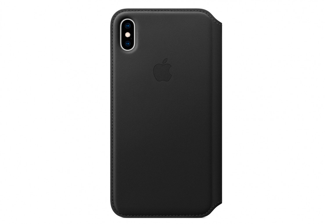 Оригинальный чехол Apple для IPhone XS Max Leather Folio - Black