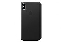 Оригинальный чехол Apple для IPhone XS Max Leather Folio - Black