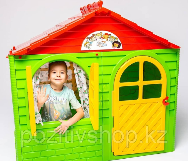 Детский игровой домик Doloni зеленый