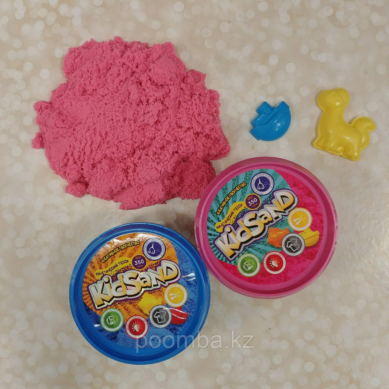 КИНЕТИЧЕСКИЙ ПЕСОК СЕРИЯ "KIDSAND", БАНКА, 350гр