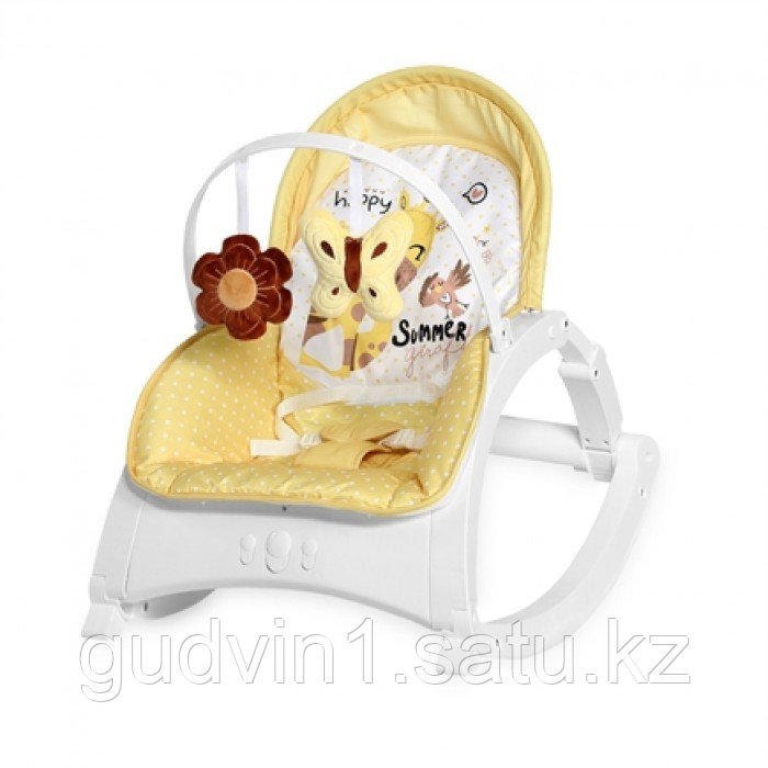 Стульчик - качалка Lorelli Enjoy Желтый / Yellow GIRAFFE 2035