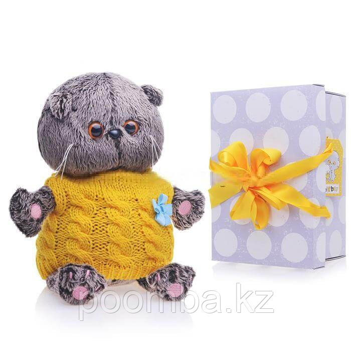 Кот Басик Baby в жилетке 17 см